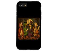 Halloween Duck Quartet Autumn Gathering Funny Goose Case for iPhone SE (2020) / 7/8