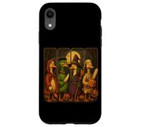 Halloween Duck Quartet Autumn Gathering Funny Goose Case for iPhone XR