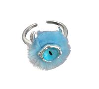 Halloween Ear Cartoon Plush Little Monsters Earrings Rings Sweet Cool Open Funny Piercing Earrings Jewelry Funny Party Open Jewelry Accessories