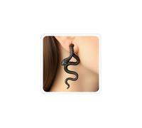 Halloween Earring Accessorie Snake Earrings for Women Goth Gothic Earrings Emo Garage Medusa Costume Front Back Snake Dangle Earring Jewelry, M, Zinc, metal