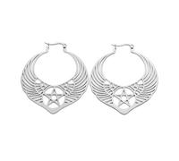 Halloween Earrings Bat Spider Snake Devil Pentagram Mystical Hoop Earrings Ear Stud Jewelry Halloween Party Eardrop Decorations Halloween Cosplay Costumes for Women Girls