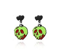 Halloween Earrings Cute Skull Earrings for Women Fun Crystal Pumpkin Dangle Earrings Funny Smiling Face Pumpkin Drop Earrings Halloween Earrings Jewelry Gifts, Alloy Steel, No Gemstone