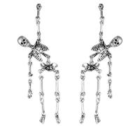 Halloween Earrings, Drop Dangle Earrings for Women Fun Halloween Holiday Costumes Party, Regular Size, Zinc, No Gemstone