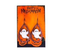 Halloween Earrings for Women Dangle Spider Web Pumpkin Ghost Skull Bat Drop Earrings Happy Halloween Cosplay Party Jewelry Gift, Metal, No Gemstone