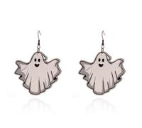 Halloween Earrings for Women Dangle Spider Web Pumpkin Ghost Skull Bat Drop Earrings Happy Halloween Cosplay Party Jewelry Gift, Metal, No Gemstone