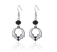 Halloween Earrings for Women Gothic Skull Pumpkin Spider Dangle Earrings Spooky Vintage Witch Accessories Halloween Devils Cosplay Costume Spooky Party Jewelry Accessories, L, Acrylic, No Gemstone