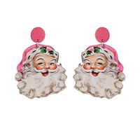 Halloween Earrings For Women,Women'S Christmas Girl Dangle Earrings Party Decorations Disco Earrings For Women 70S Acrylic Earrings For Women Thanksgiving Earrings For Women (One Size)