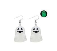 Halloween Earrings Ghost Earrings Pumpkin Corn Earrings Glow-In-The-Dark Spooky Dangle Earrings Gothic Earrings Halloween Earrings Punk Earrings Women Halloween Jewelry Gifts, Metal, No Gemstone