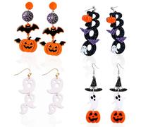 Halloween Earrings, Halloween Costume Women's Accessories for Parties