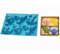 Halloween Easter Dinosaur Shape Silicone Baking Mould, FantasyDay Birthday Tray-Wedding Festival Party Silicone Cake Mold for Muffin Candy Chocolates Butter Soap Bread Loaf Brownie Cornbread Ice Cube