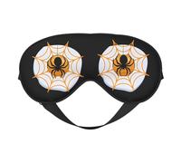 Halloween Eggs Boobs Spider Eye Mask Sleep Mask Light BlockBlindfold Night Eyes Cover Soft Pressure-Free Eyeshade with Elastic Strap for Home Travel Office Nap Yoga