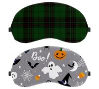 Halloween Elements 2-Pack Light-Blocking Soft Breathable Eye Patch Sleeping Masks