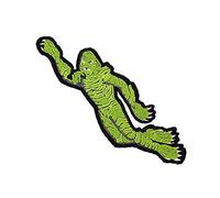 Halloween Emblem Creature from The Black Lagoon Embroidered Iron on Patch Universal Monsters Costume