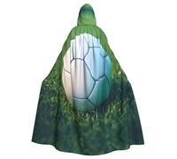 Halloween Embroidery Colorful Butterfly Print Hooded Cloak Cosplay Robe | Witch Capa Decorative Comfort Jedi Wizard Magician Party Easter Carnival Comic Hobbit Unisex Christmas