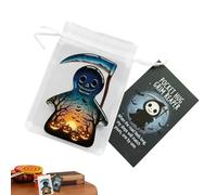 Halloween Emotional Cards, Halloween Charm with Supportive Cards, Party Favors Collectible Figures for Classroom Friends School Home Coworkers Office Travel Birthday