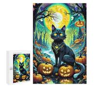 Halloween Enchanted Forest -1 Adult Puzzle, 1000 PCS, Relaxing Jigsaw Activity, A Satisfying Project for Experienced Puzzlers, for Puzzle Fans