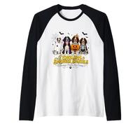 Halloween English Springer Spaniels Costume Party Raglan Baseball Tee