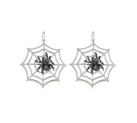 Halloween Essential Spiders Earrings for Music Festivals Gothic Parties with Punk Styles Dark Aesthetics Concerts Dark Earrings