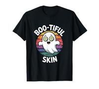 Halloween Esthetician Boo-Tiful Skin Retro Ghost T-Shirt