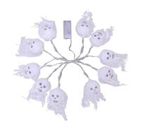Halloween Evil Head Skeleton Decorative for Home, Holiday, Kitchen, Door, Bedroom, Multicolor Lights