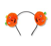 Halloween Evil Pumpkin Pom Pom Headband