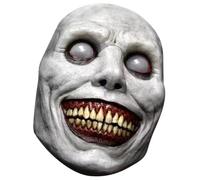 Halloween Exorcist Smile Mask, Horror Halloween Mask, Creepy Evil Face Latex Mask for Adults, Smiling Demon Scary Clown for Halloweens Party Carnival Cosplay Props Decoration