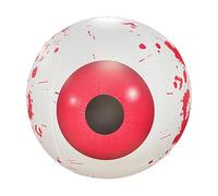 Halloween Eye Beads Inflatable Balloon, Halloween Decorations Outdoor Inflatable Eyeball, 23.6 Inch HalloweenParty Decoration, Hallo/ween Horror Decor Party Supplies (Red)