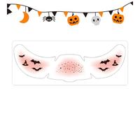 Halloween Eye Stickers - Party Eye Stickers | Bat Pumpkin Handprint Adhesive Decals Spooky for Kids Women Festival Halloween Carnival Events