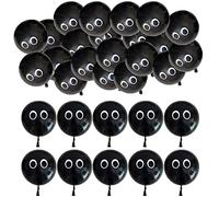 Halloween Eyeball Balloons 100pcs 5 Inch Thickened Latex Balloons Inflatable Round Eyes Balloons for Party Decoration