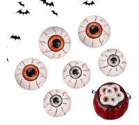 Halloween Eyeballs - Halloween Eyeballs Scary Terror Props - Resin Spooky Horror Props for Holiday Trick or Treat Cabinets Tabletop Flower Pot Desktop Indoor Desk