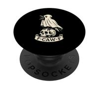 Halloween F Caw F Crow F-Caw-F Black Bird FcawF Women Men PopSockets Adhesive PopGrip