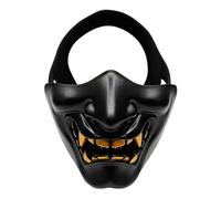 Halloween Face Cover - Half Spooky Headgear, Evil Horror Role-Play | Personalized Devil Half-Face for Men Women | Party Music Festival Masquerade Escape Room Haunted House
