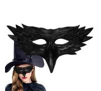 Halloween Face Masque PU Leather Comfortable Cosplay Costume Accessory