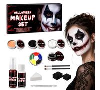 Halloween Face Painting Kit, Halloween Makeup Face Body Paint Kit for Kids
