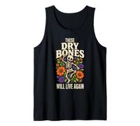 Halloween Faith Skeleton These Dry Bones Will Live Again Tank Top