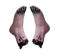 Halloween Fake Arms and Feet: ABS Hand Accessories Legs Cut into Mesh Bags, Realistic Horror Decorations for Haunted Houses, Escape Rooms, Festival Parties