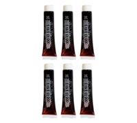 Halloween Fake Blood SFX Blood Make up for Vampire Zombie Theatre Special Effects Realistic Fakeblood Makeup for Halloween (Pack 6)