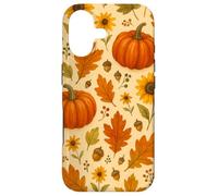 Halloween Fall Vibes Pumpkin Aesthetic Cozy Autumn Leaves Case for iPhone 17