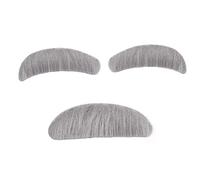 Halloween False Beard Old Man Eyebrows And Moustache Set Stick-on Beard And Eyebrows Simulated Beard For Men And Women