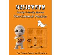 Halloween Family Friendly Movies Word Search Puzzles: Word Searches with Easy to Read Print related to Family Friendly Halloween movies, 8.5 x 11 inches, 1300 words, 65 puzzles