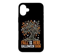 Halloween Fan Fall Is Here Halloween Soon Pumpkin Carving Case for iPhone 16 Plus