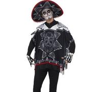 Skeleton Costume Mens Halloween Skeletons Outfit Fancy Dress Day Of the Dead