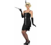 Ladies Gatsby Flapper Dress 20s 30s Vintage Lady Party Charlston Fancy Dress