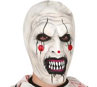 Halloween Fancy Dress Gory Horror Clown Head Mask Latex 3/4 Headmask Art type fg