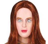 Halloween Fancy Dress Killer Doll Face Mask Type Latex Scary megan type Mask fg