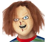 Halloween Fancy Dress Licensed Childs Play 2 Chucky Mask with Hair by Smiffys