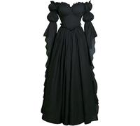 Halloween Fancy Dress Women Gothic Halloween Dress Witches Dresses for Women Sexy Devil Costume Adult Evening Party Prom Cocktail Swing Cute Costumes Witch Costume Plus Size