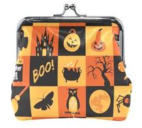 Halloween Fancy Orange Symbol Leather Purses and Bags, Cute Buckle Purses and Bags, Halloween Fantasy Orange Fashion Symbols, UNITALLA, Classic, Symbols of, Halloween Fantasy Orange Fashion Symbols