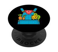 Halloween Farmer Costume Farm Farming Life Lazy Career Day PopSockets Adhesive PopGrip