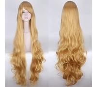 Halloween Fashion Christmas Party Dress Up Wig 1 Meter Universal Long Curly Hair 100Cm Long Curly Hair Everyday Harajuku Cute Girl 14 Colors Cos Wig Big Wave Curly Hair Color:Jf005-22